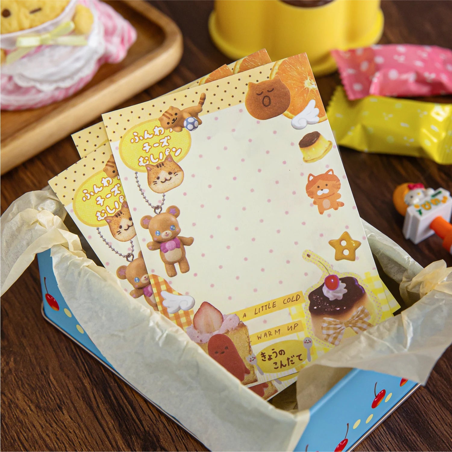 80pcs Kawaii Japanese Student Notebook Stationery School Office Supplies Planner Creative Handbook Decorative Paper