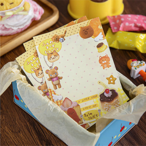 80pcs Kawaii Japanese Student Notebook Stationery School Office Supplies Planner Creative Handbook Decorative Paper